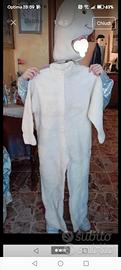 vestito carnevale da pecorella età 7/10 anni 