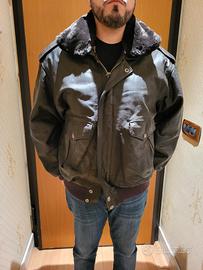 Giubbotto in vera pelle tipo piloti militari USA