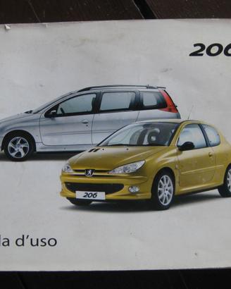 LIBRETTO USO E MANUTENZIONE PEUGEOT 206
