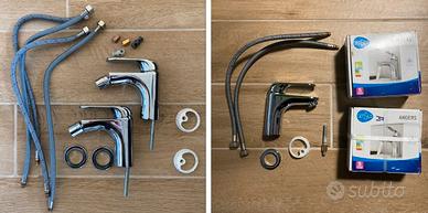 Coppia rubinetti lavabo e bidet - Anders cromato