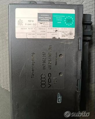centralina comfort audi tt mk1 8n Roadster 