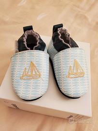Scarpine bimbo neonato in pelle Noukies nuove