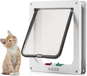 gattaiola porta gatti ingresso uscite regolabili