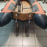 gommone 380 con fuori bordo