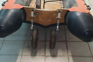 gommone 380 con fuori bordo