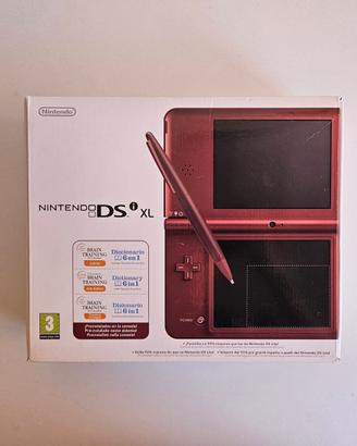 Nintendo DSi XL rossa + Scatola Originale