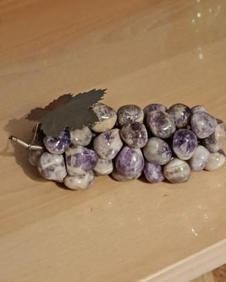 Pigna d'uva in ametista vintage