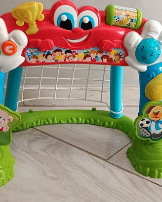 porta da calcio giocattolo interattiva con suoni
