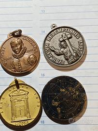 lotto 4 medaglie giovanni.paolo II