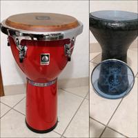 Djembe e Darbuka professionali come nuovi 100%