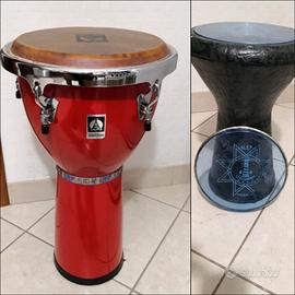 Djembe e Darbuka professionali come nuovi 100%