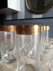 Bicchieri cristallo vintage