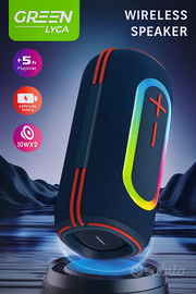 Speaker Wireless Waterproof Bluetooth Radio 10Wx2