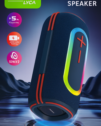 Speaker Wireless Waterproof Bluetooth Radio 10Wx2