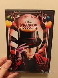 DVD La fabbrica di cioccolato Johnny Depp 