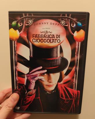 DVD La fabbrica di cioccolato Johnny Depp 