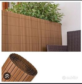 Recinzione canniccio pvc