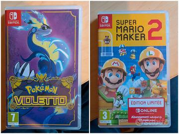 Pokemon Violetto e Super Mario Maker 2