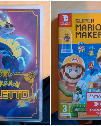 Pokemon Violetto e Super Mario Maker 2