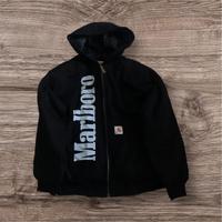 Giacca zip carrhart x marlboro nera