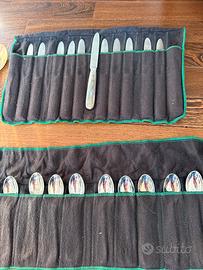 Servizio posate argento 800