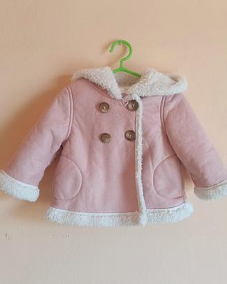 Cappotto giacchetto neonata Mayoral rosa 6 mesi 