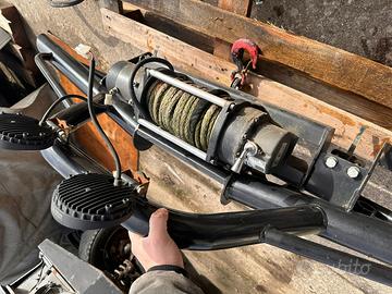 Paraurti e verricello per defender land rover