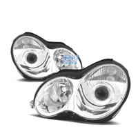 FARI MERCEDES CLASSE C W203 00-04 FONDO CROMATO