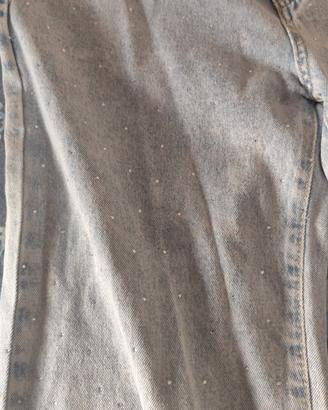 wide-leg jeans Whit glitter size m