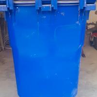 Bidone carrellato cassonetto 360 lt per spazzatura