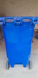 Bidone carrellato cassonetto 360 lt per spazzatura