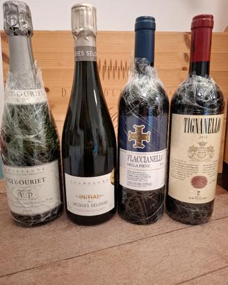 Champagne e Supertuscan