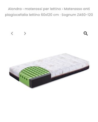 materasso lettino bambini 