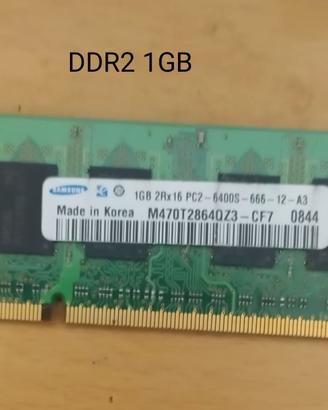 RAM Samsung per notebook 1GB