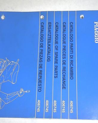 CATALOGO PARTI DI RICAMBIO ZIP RST PIAGGIO 406745