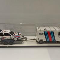 Teca per modelli kit rally 1/18