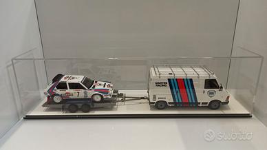 Teca per modelli kit rally 1/18