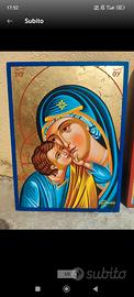 Icone bizantine Madonna e Cristo