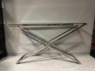 Tavolo di vetro da ingresso