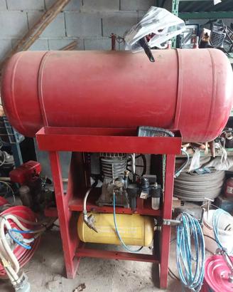 Compressore x raccolta olive con attacco a gardano