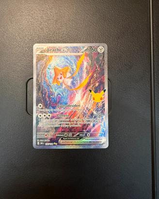 Carta pokemon jirachi ex sar 30 anniversario ita