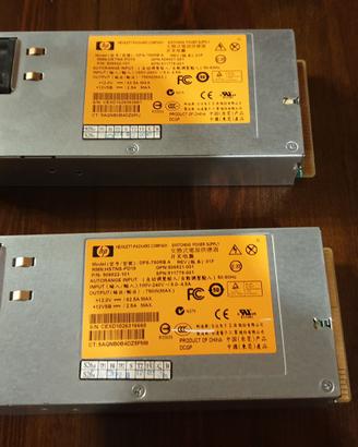2 alimentatori da server HP 750W