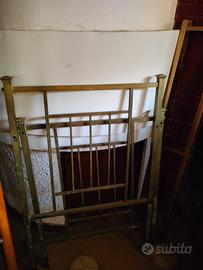 spalliera per letto in ottone