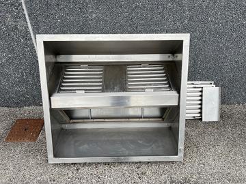 Cappa aspirante snack centrale 120x110x45H