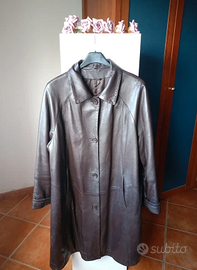Cappotto vintage donna in vera pelle Suprema