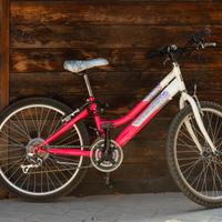 Bicicletta per Ragazzi Rosa e Bianca - Trattabile
