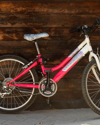 Bicicletta per Ragazzi Rosa e Bianca - Trattabile