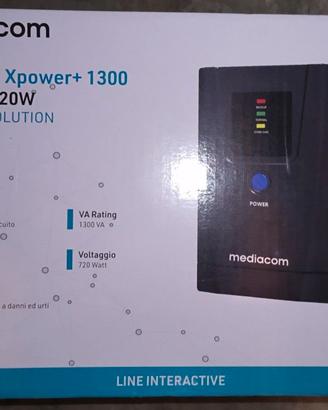 MEDIACOM UPS LINE Xpower+ 1300VA/720W