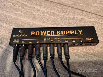 Alimentatore Backvox PS-04 per pedaliera