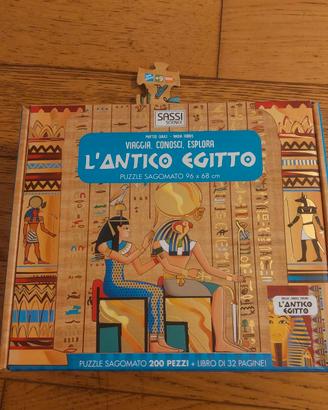 L' antico Egitto - puzzle sagomato 200 pz + libro